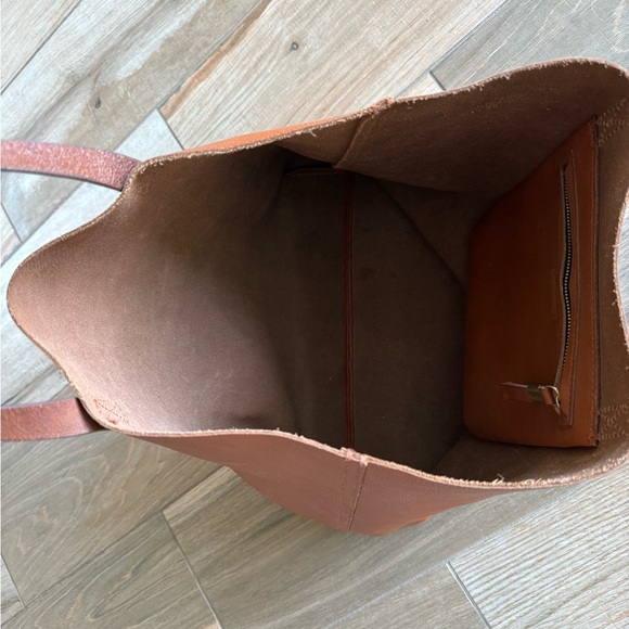 Madewell Transport Brown Leather Tote Bag - Picture 11 of 11